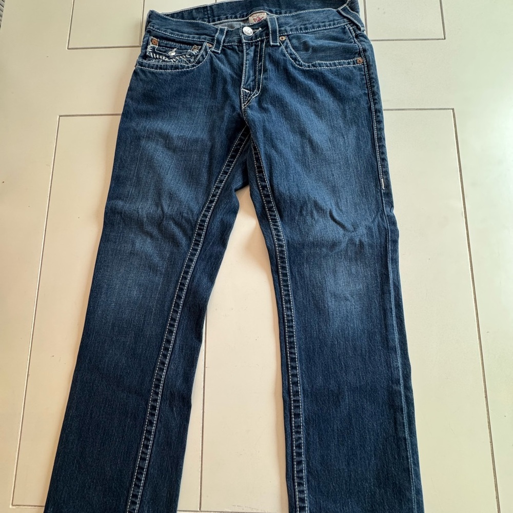 True Religion Dark Blue Denim Jeans 31/30